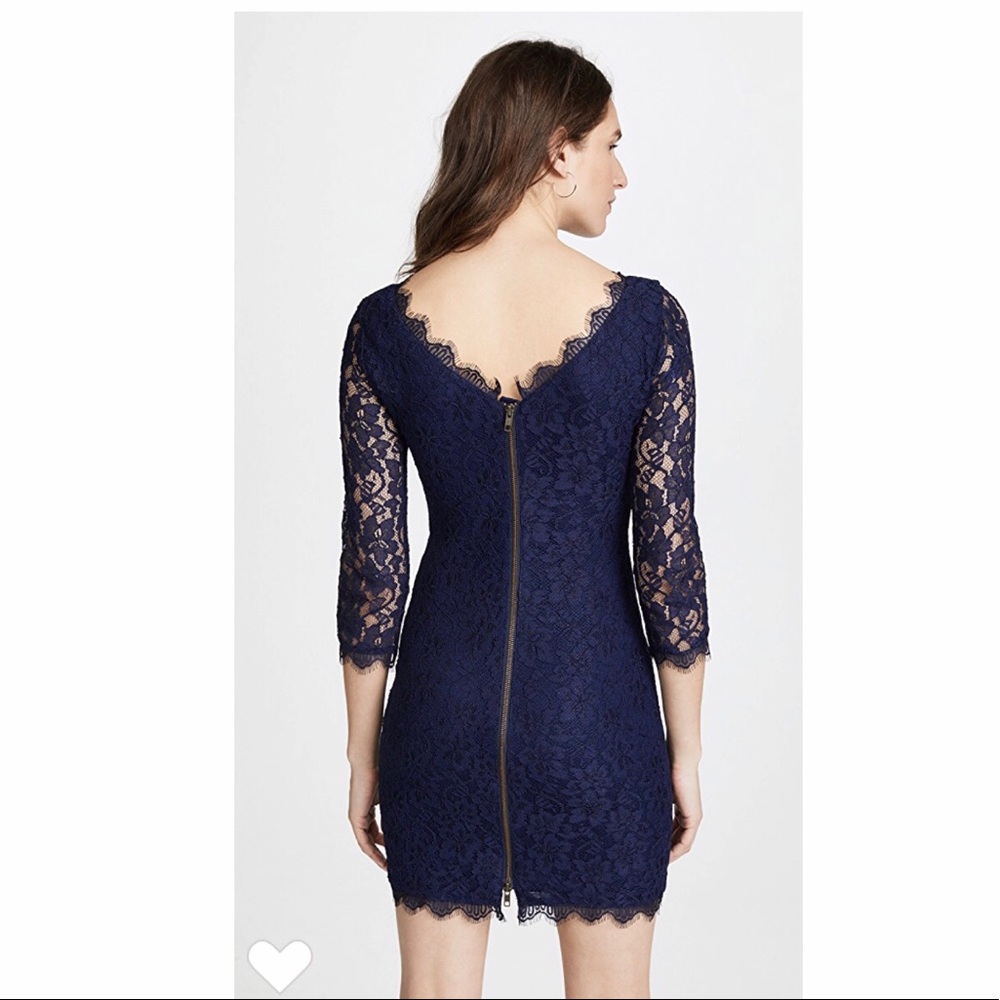 DVF Lace Party Dress LIKE NEW! - Picture 2 of 7
